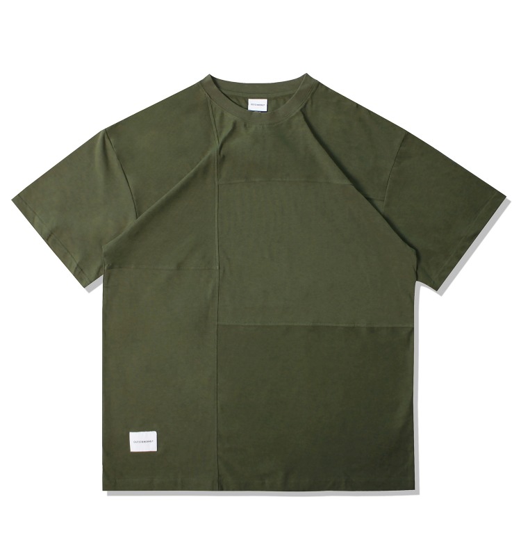REMAKE TEE_OLIVE GREEN
