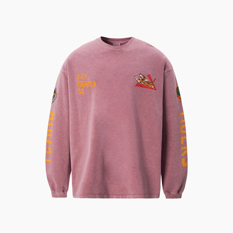 MIL SERIES LONG SLEEVE(74TH FIGHTER SQ)_PINK
